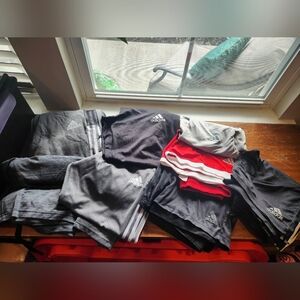 Adidas Activewear Bundle - Black, Gray, Red